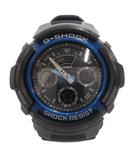 ジーショック G-SHOCK 腕時計 ウォッチ クォーツ アナデジ ブルー ブラック AW-591-2AJF /FF