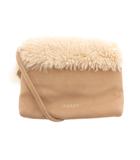 フォクシー FOXEY 美品 ファーポシェット ショルダーバッグ ベージュ /MG