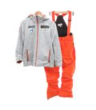 フェニックス PHENIX 20年 ノルウェーチームモデル ツーピース スキーウェア ジャケット パンツ 160 グレー オレンジ /FF
