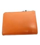 スロウ SLOW bridle L zip short wallet 二つ折り財布 ウォレット L字ファスナー レザー 茶 ブラウン /FF