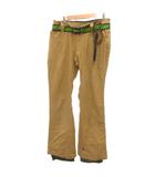 クイックシルバー QUIKSILVER スキーウェア パンツ 裏起毛 M ベージュ /JS