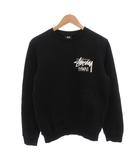 ステューシー STUSSY トレーナー スウェット ハワイ限定 ロゴ プリント 長袖 裏起毛 XS 黒 ブラック /FF