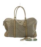 アニヤハインドマーチ ANYA HINDMARCH 2WAY ボストンバッグ ショルダーバッグ 総柄 茶 ブラウン /MI