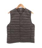 ユニクロ UNIQLO 25AW パフテックコンパクトベスト 中綿 スナップボタン M グレー 311-478272 /FF