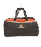 アディダス adidas ボストンバッグ トラベル ロゴ プリント カーキ オレンジ /FF