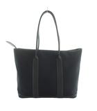 エルメス HERMES ガーデンジップ MM トートバッグ トワルオフィシェ レザー コットンキャンバス □M刻印 黒 ブラック /MW ■OH ☆AA★