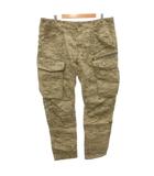 Rovic Zip 3D Regular Tapered Pants カーゴ パンツ ミリタリー テーパード ロゴ 総柄 38/32 ベージュ /FF