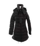 タトラス TATRAS 23AW POLITEAMA ダウンコート 01 S ロング ロゴ フード 黒 ブラック /FF