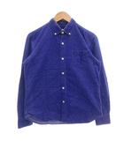 ノンネイティブ nonnative フランネルシャツ ボタンダウン 長袖 BD カジュアル 1 青 ブルー /GV