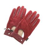 マークジェイコブス MARC JACOBS タグ付き 手袋 グローブ 羊革 やぎ革 裏地 カシミヤ M 紅 ボルドー S84TS0005 /FF