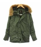 アルファ ALPHA エーゼイ AZ ジュンハシモト junhashimoto フライトジャケット ミリタリーコート アウター S カーキ 20093-8121 /TK