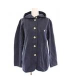 グッドオン GOOD ON スウェットボタンフーディー ジャケット アウター S ネイビー /YM