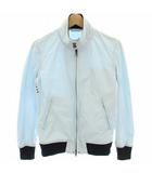  ミダ M.I.D.A. PL/NY G9 MODEL BLOUSON ブルゾン ジャンパー ジップアップ ナイロン 44 水色 ライトブルー M181201 /HN