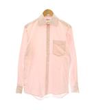 ポールスミス PAUL SMITH LONDON ワイシャツ 長袖 ストライプ柄 コットン M ピンク 673600 /KU