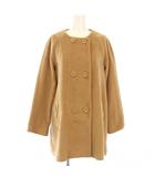 リズリサ LIZ LISA ノーカラーコート アウター リボン 0 キャメル 132-8005-0 /TK