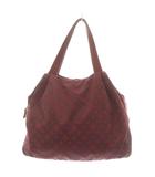 ラシット RUSSET ショルダーバッグ ハンドバッグ トートバッグ モノグラム 総柄 ナイロン 赤 レッド /AN1