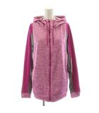 アンダーアーマー UNDER ARMOUR パーカー ジップアップ ロゴ L ピンク グレー /AN36