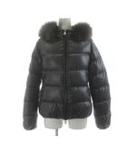 デュベティカ DUVETICA ダウンジャケット ブルゾン ジップアップ ファー ナイロン 38 グレー /KU