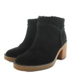 アグ オーストラリア UGG australia ケーセン KASEN ショートブーツ ムートンブーツ ヒール 22.0cm 黒 ブラック 1018644 /AN15