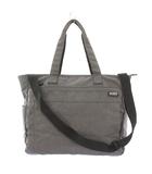 アネロ anello 2WAY トートバッグ ハンドバッグ ショルダーバッグ ワンカラー ロゴ グレー /BB