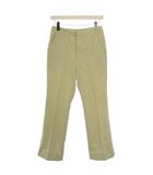 イエナ IENA 22SS ストレッチツイル スラックスパンツ ジップフライ 36 黄緑 22030914123010 /BM