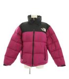 ザノースフェイス THE NORTH FACE SHORT NUPTSE JACKET ショート ヌプシジャケット ダウンジャケット アウター L 赤紫 黒 NDW91952 /YM