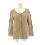 デイジーリンフォクシー DAISY LIN For FOXEY ニットカーディガン カシミヤ 40 ベージュ 長袖 /HN