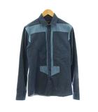 ジバンシィ GIVENCHY デニムシャツ 長袖 切替 コットン 15 38 青 ブルー /KU