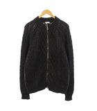 ディオールオム Dior HOMME ウール ドライバーズ ニットカーディガン 長袖 ジップアップ M グレー 333M283AT810 /KH