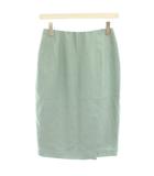 ユナイテッドアローズ UNITED ARROWS タイトスカート 38 緑 グリーン 無地 ひざ丈 /HN