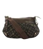 ラシット RUSSET ショルダーバッグ 総柄 ナイロン レザー 茶 ブラウン /AN8