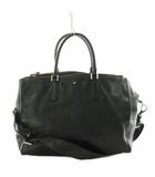 アニヤハインドマーチ ANYA HINDMARCH ハンドバッグ ショルダーバッグ 2way レザー 黒 ブラック /AN6