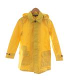 ラルフローレン RALPH LAUREN コート L 12-14 黄 イエロー フード付き 長袖 ボタン留め /AN2