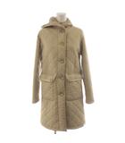 マッキントッシュ MACKINTOSH キルティングコート ロング丈 中綿 裏ボア アウター 34 ベージュ /AN39