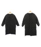 グラミチ GRAMICCI B:MING by BEAMS 別注 リバーシブル 2way ダウンコート キルティングコート ジップアップ ロング M 黒 ブラック 93-19-0359-585 /HN