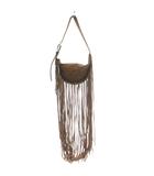  ラディカ スタジオ RADICA STUDIO ODETTE E ODILE 別注 AMACA MINI BAG FRINGES SUEDE ワンショルダーバッグ スエード フリンジ 茶 ブラウン /KU