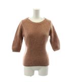 シビラ SYBILLA ニット セーター 五分袖 ウール 40 ピンク系 ラウンドネック /RR