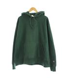 チャンピオン CHAMPION プルオーバーパーカー XL 緑 グリーン 長袖 無地 /GP