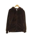 チャンピオン CHAMPION ジャケット 上着 L 茶 長袖 ボア 無地 /RK