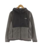 ザノースフェイス ホワイトレーベル THE NORTH FACE WHITE LABEL フリースジャケット 上着 M グレー フード付き ジップアップ NF0A3SX /RR