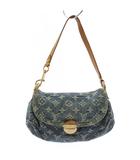 ルイヴィトン LOUIS VUITTON ミニプリーティ モノグラムデニム ハンドバッグ ブルー M95050 /KH ■OH
