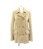 マックスマーラ MAX MARA 白タグ ショートダブルコート ピーコート キャメル 38 ベージュ /KU