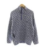 パタゴニア Patagonia 98年製 スナップT シンチラ 幾何学模様 旧タグ フリースジャケット L 青 ブルー グレー 25462 /HN