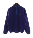 パタゴニア Patagonia 80s スナップT 最初期型 三角タグ フリースジャケット プルオーバー L 青 ブルー 長袖 /GG9