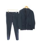 プラダ PRADA シングルスーツ セットアップ 上下 テーラードジャケット パンツ 44R 紺 青 ブルー /YM