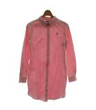 ラルフローレン RALPH LAUREN 子ども服 女の子 シャツワンピース チュニック ミニ丈 長袖 14 ピンク /GG