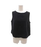 イエナ IENA ノースリーブトップス  紺 ネイビー ラウンドネック  /HW ■GY06