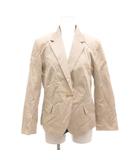マックスマーラ ウィークエンドライン MAX MARA WEEKEND LINE タグ付き テーラードジャケット 44 総裏地 シングル ベージュ 春秋 /AE ■GY06