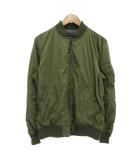 アルファ ALPHA インダストリーズ INDUSTRIES MA-1 ブルゾン フライトジャケット 中綿 ジップアップ XL カーキ /GV ■GY06