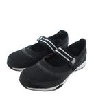 バンズ VANS タグ付き ウォーキングシューズ バレエシューズ 靴 シューズ 23.5 黒 ブラック メッシュ素材 ロゴ /NU ■GY12